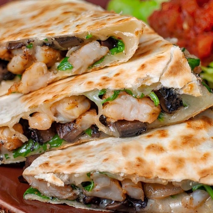 Quesadilla cu Ciuperci