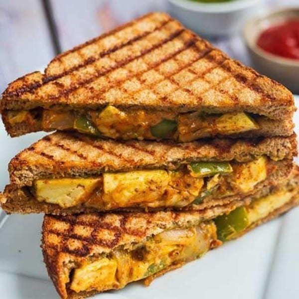 Toasty Paneer Sandwich